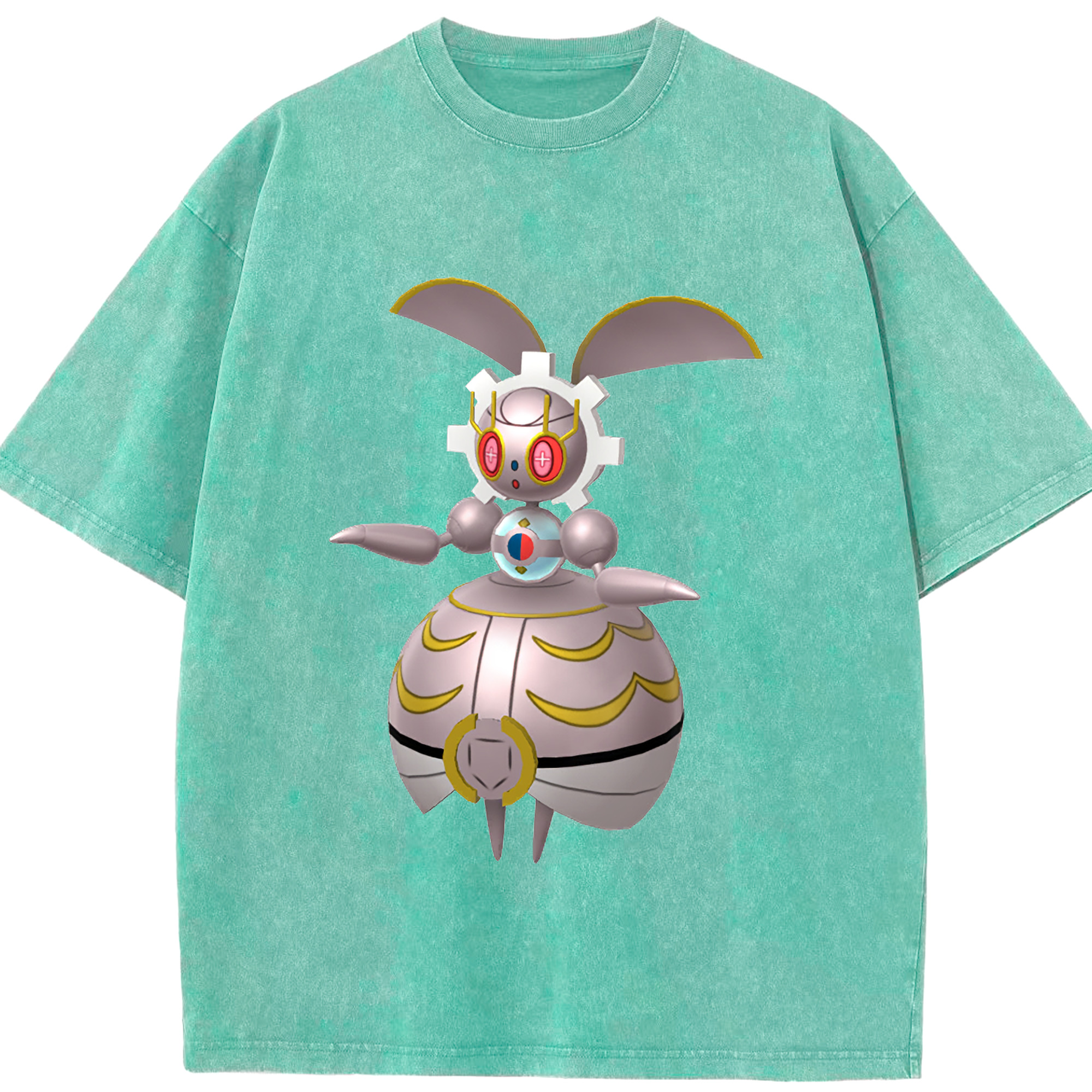 （画像用） ポケットモンスター Pokémon 綿100% ヴィンテージ風 半袖Tシャツ（フロントプリント）
